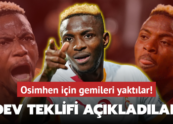 Dev teklifi açıkladılar! Victor Osimhen için gemileri yaktılar