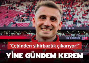 Portekiz’de yine gündem Kerem Aktürkoğlu! ‘Cebinden sihirbazlık numaraları çıkarıyor‘